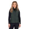 Picture of QHP Ladies Winterjacket Rayah With Detachable Sleeves Jungle Green