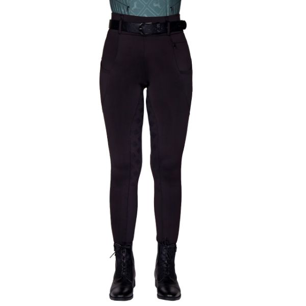 Picture of QHP Riding Tights Avelie Full Seat Black