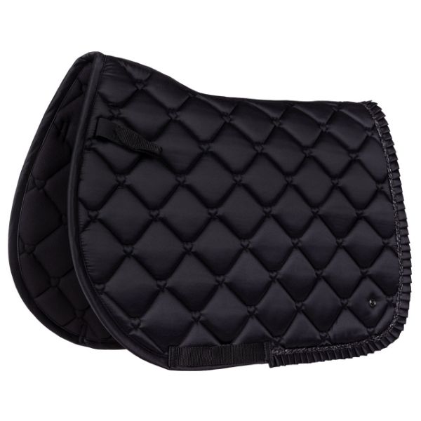 Picture of QHP Saddle Pad Lissie Black AP Pony