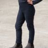 Picture of Hy Equestrian Childrens Blizzard Softshell Riding Tights Navy