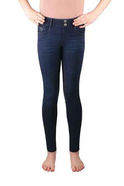 Picture of Hy Equestrian Elevate Mizs Denim Breeches Dark Blue