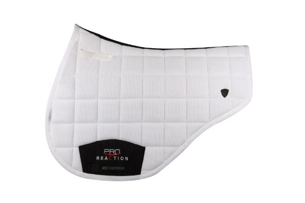 Picture of Hy Equestrian Pro Reaction 3D Mesh Saddle Pad White Full