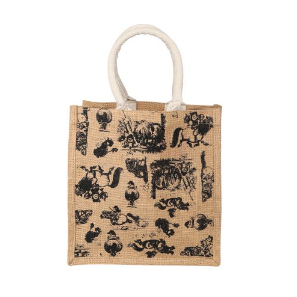 Picture of Hy Equestrian Thelwell Collection Hessian Bag - Thelwell Favourites