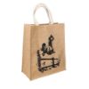 Picture of Hy Equestrian Thelwell Collection Hessian Bag Large - Natural Jumper