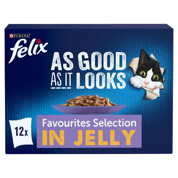 Picture of Felix As Good As It Looks Pouch Box Favourites in Jelly 12x100g