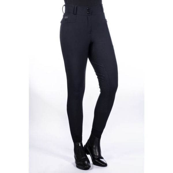 Picture of HKM Sports Heating Riding Breeches Keep Warm Silicone Full Seat Black