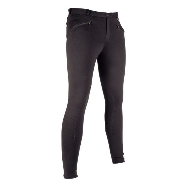 Picture of HKM Sports Mens Riding Breeches Basic Black