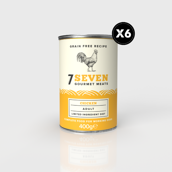 Picture of Seven Dog - Adult Chicken Grain Free Tins 6x400g