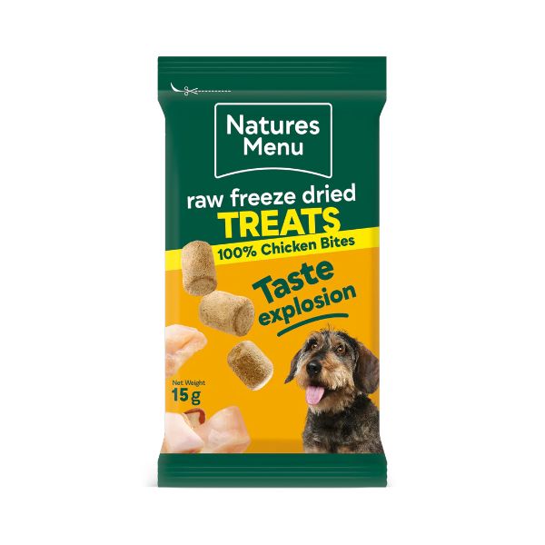 Picture of Natures Menu Freeze Dried Chicken Bites 15g