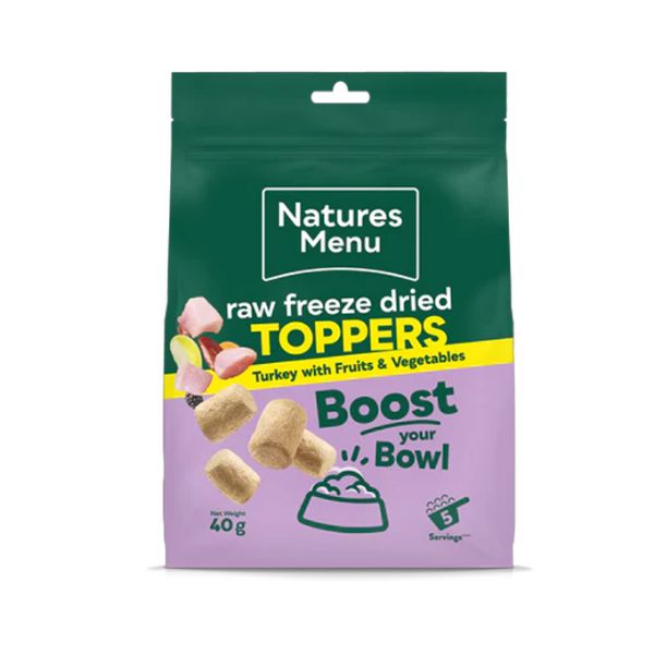 Picture of Natures Menu Freeze Dried Turkey Topper 40g