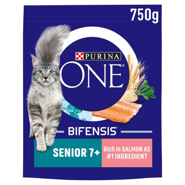 Picture of Purina ONE BIFENSIS Senior 7+ Cat Salmon 750g