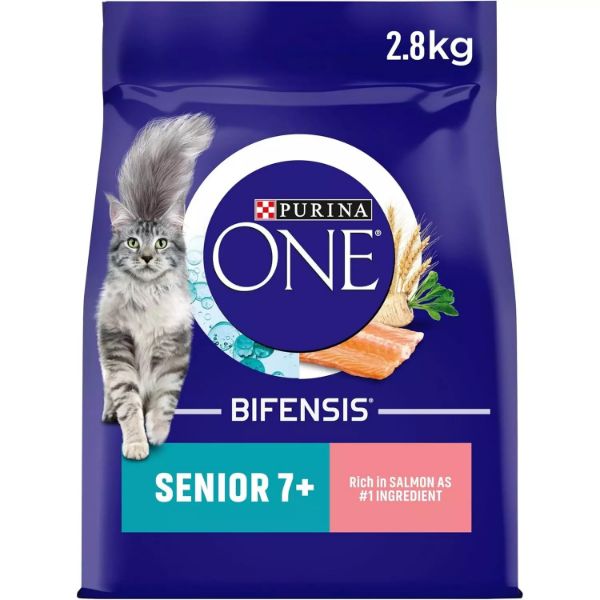 Picture of Purina ONE BIFENSIS Senior 7+ Cat Salmon 2.8kg