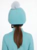 Picture of Le Mieux Pom Hat Silk Lagoon/Aqua