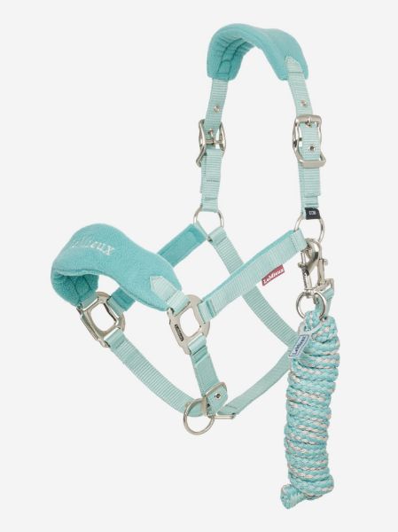 Picture of Le Mieux Vogue Fleece Headcollar & Leadrope Lagoon