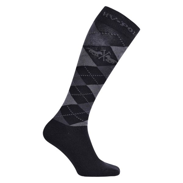 Picture of HV Polo Socks HVPArgyle Black / Light Grey 35-38