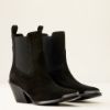 Picture of Ariat Wms Shiloh Bootie Distressed Black Suede