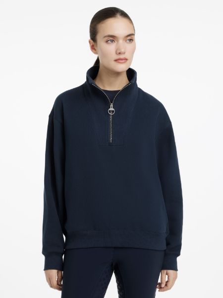 Picture of Le Mieux Keira Quarter Neck Sweat Navy
