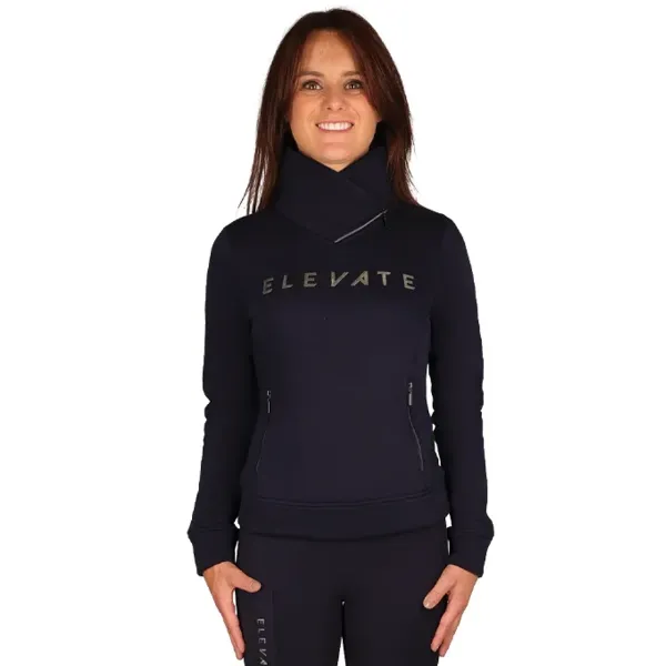 Picture of Hy Equestrian Elevate Allure Cross Neck Jumper Navy