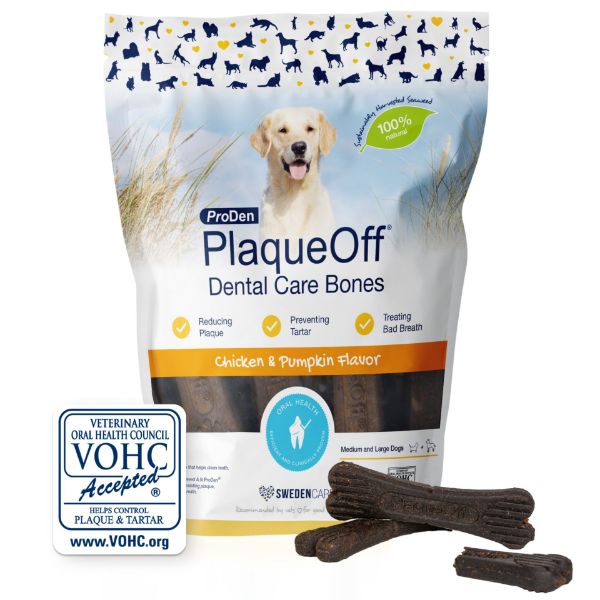 Picture of ProDen PlaqueOff Dental Bones Chicken / Pumpkin 485g