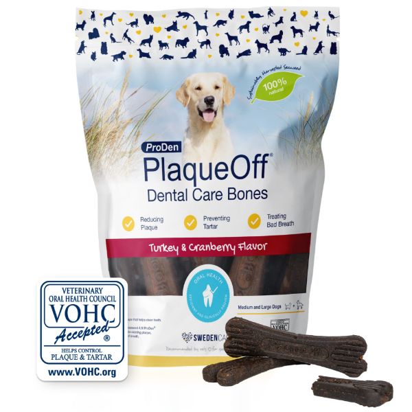 Picture of ProDen PlaqueOff Dental Bones Turkey / Cranberry 485g